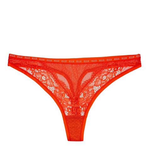 Womens Red Thong Panties